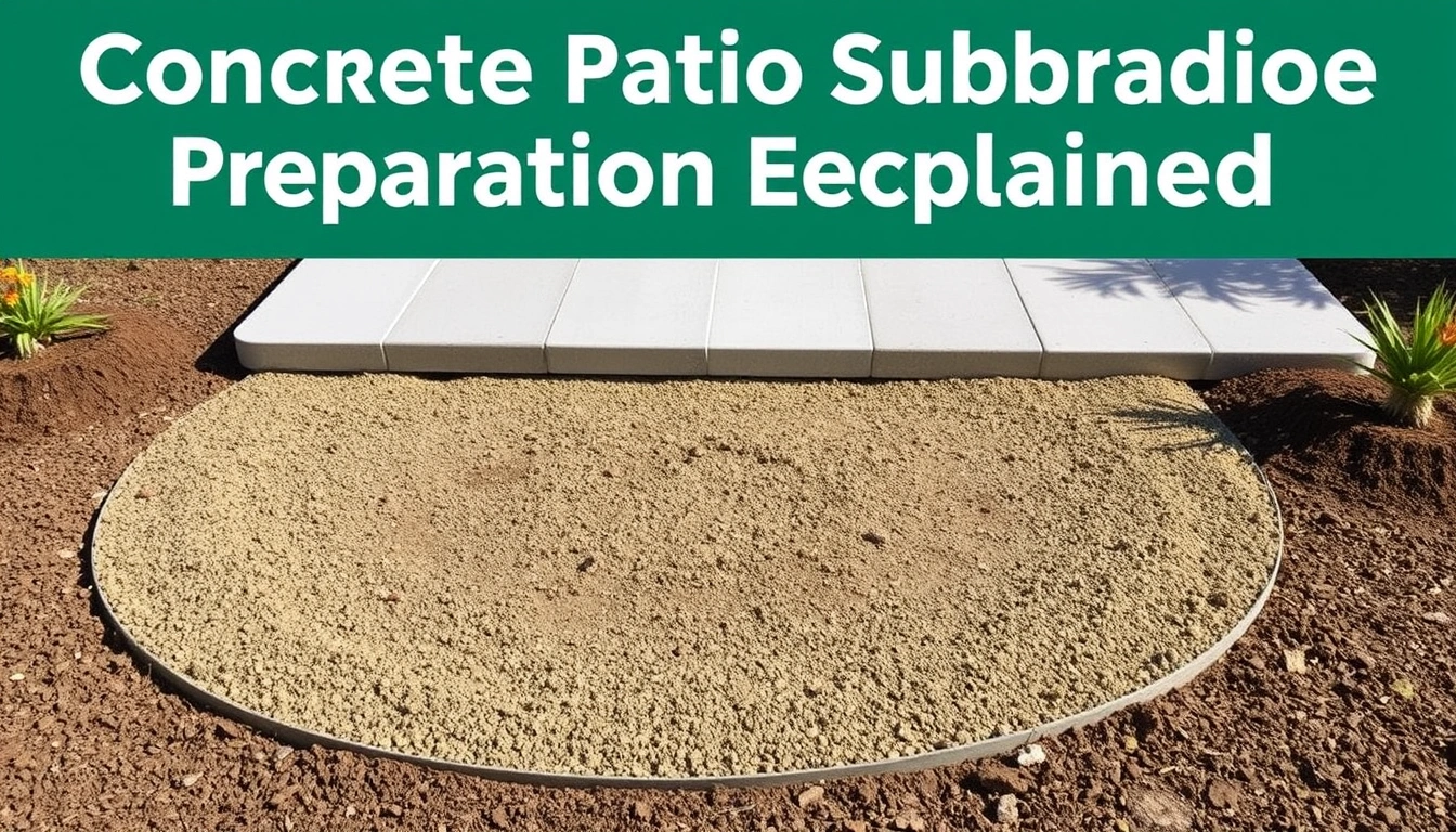Concrete Patio Subgrade Preparation Explained Concrete Patio Subgrade Preparation Explained