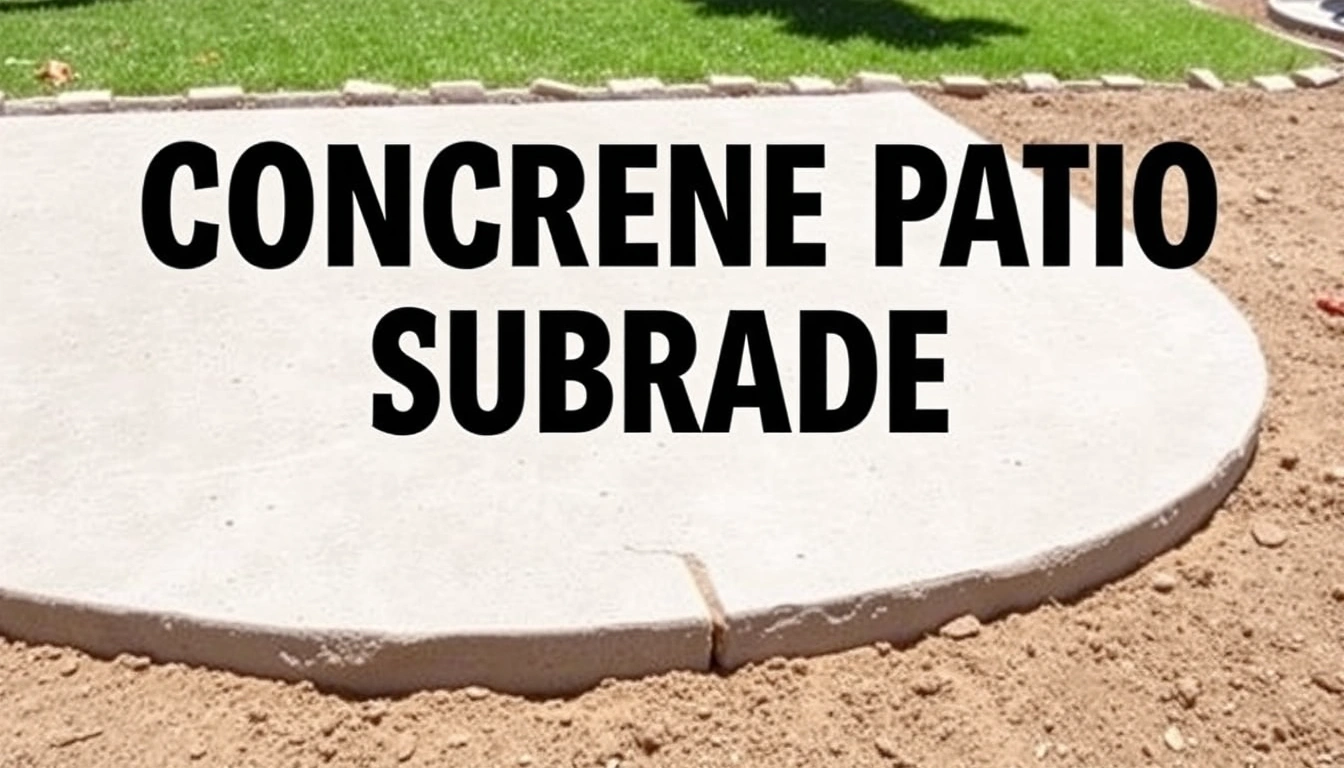 Concrete Patio Subgrade Preparation Explained Concrete Patio Subgrade Preparation Explained