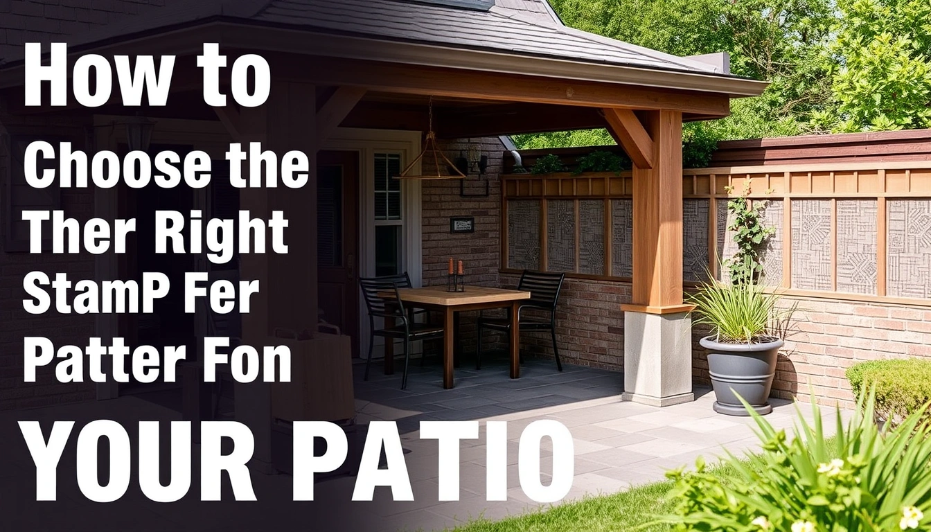 How to Choose the Right Stamp Pattern for Your Patio How to Choose the Right Stamp Pattern for Your Patio