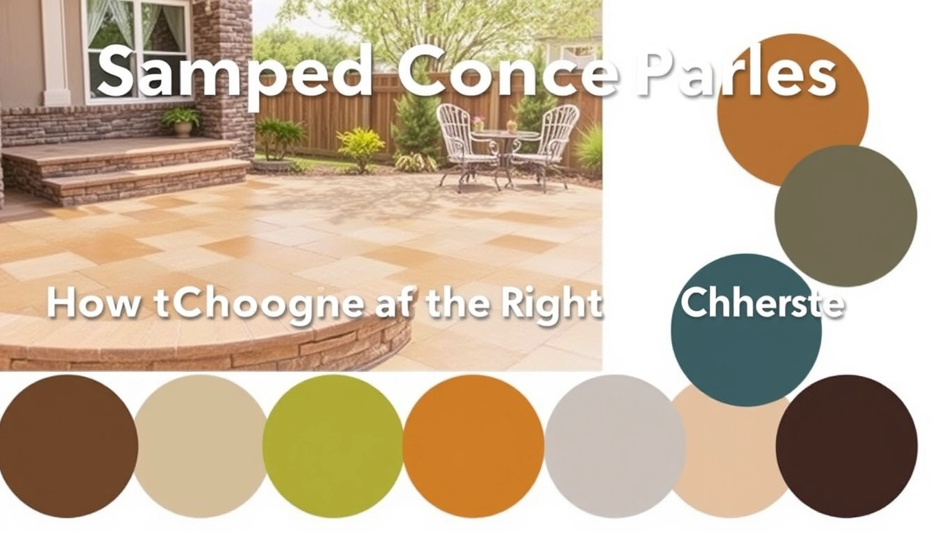 Stamped Concrete Patio Colors: How to Choose the Right Color Scheme Stamped Concrete Patio Colors: How to Choose the Right Color Scheme
