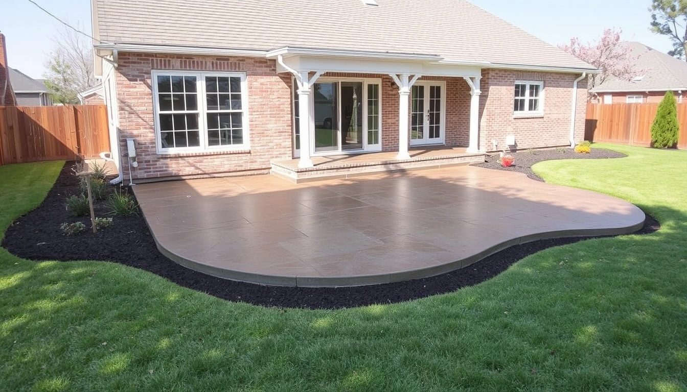 What Happens During a Stamped Concrete Patio Installation